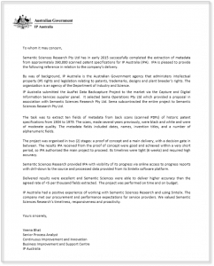 Referral from IP Australia