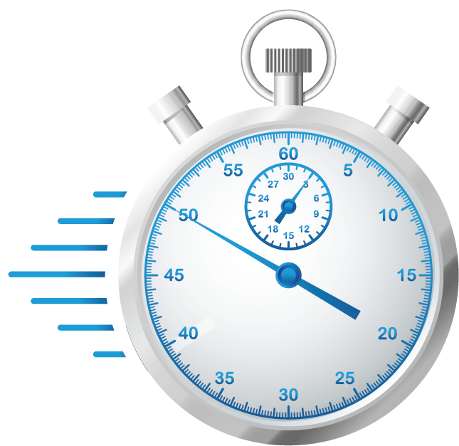 Fast stopwatch