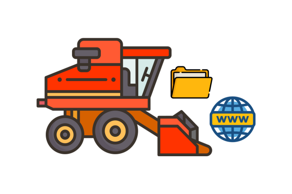 Tractor, folder, WWW icon