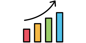 Interest And Escalation - increasing bar graph