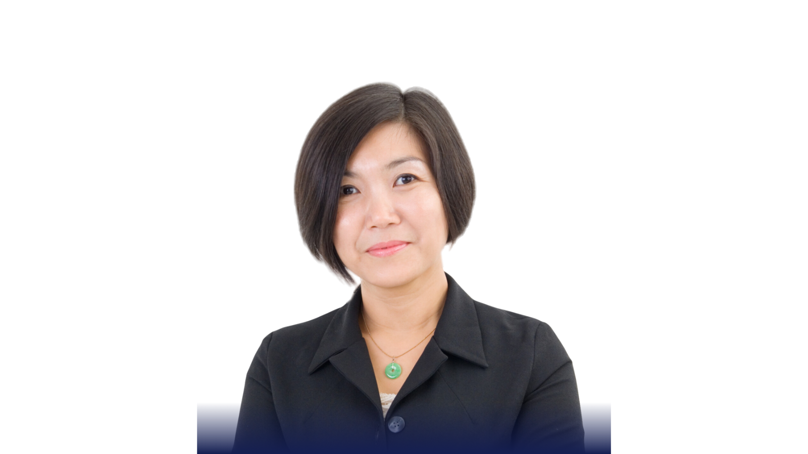 Confident female intelligence analyst