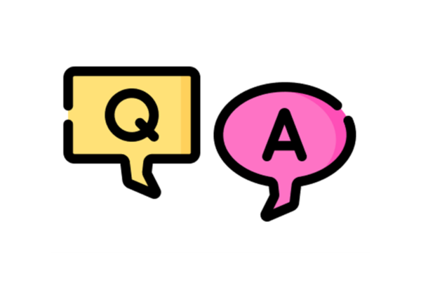 Documents, Q and A, magnifying glass