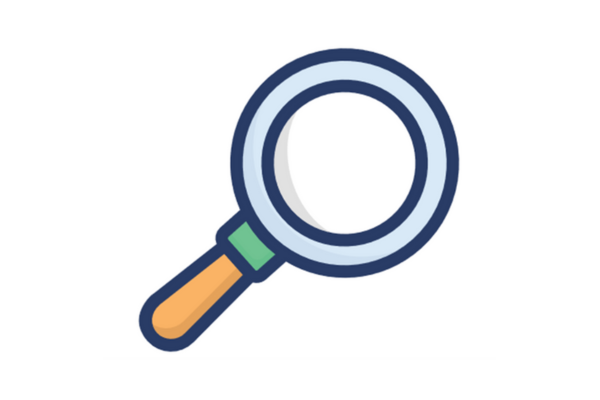 Documents, Q and A, magnifying glass